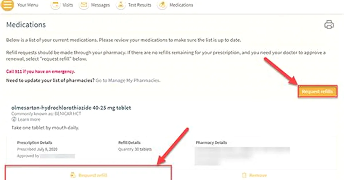how to find blood type on mychart