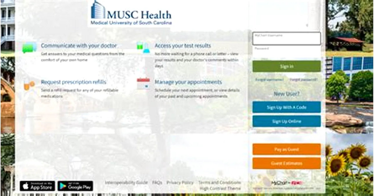 musc mychart login