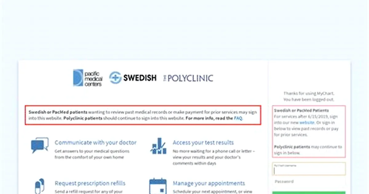 swedish mychart