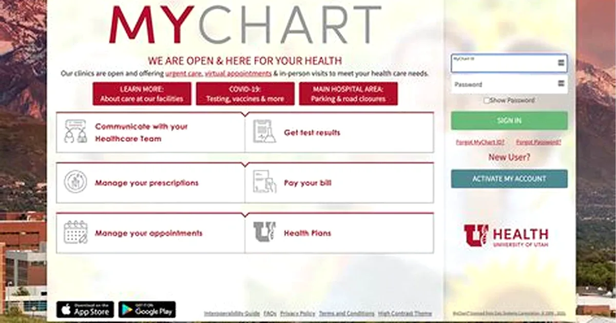 ut mychart login
