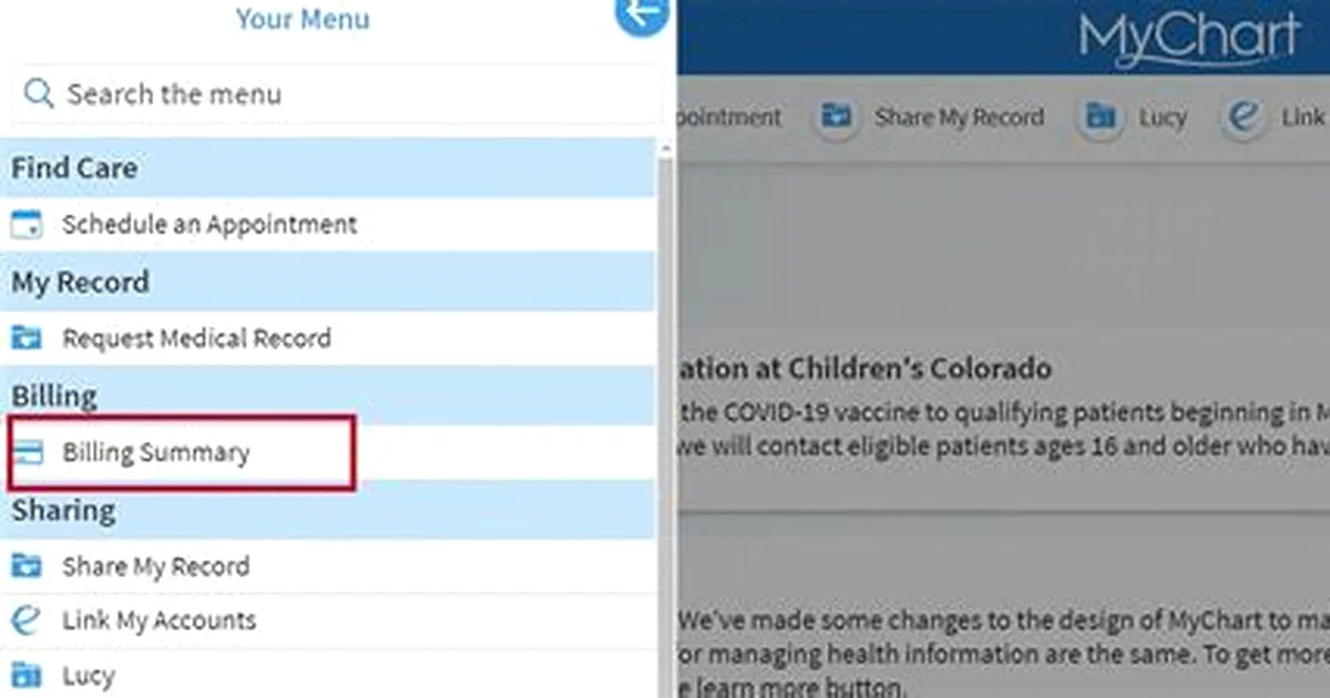 children's hospital mychart