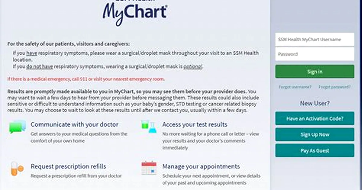 ssm health mychart