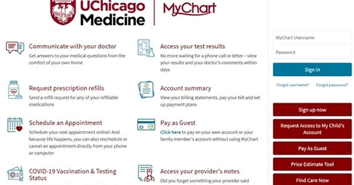 u of r mychart