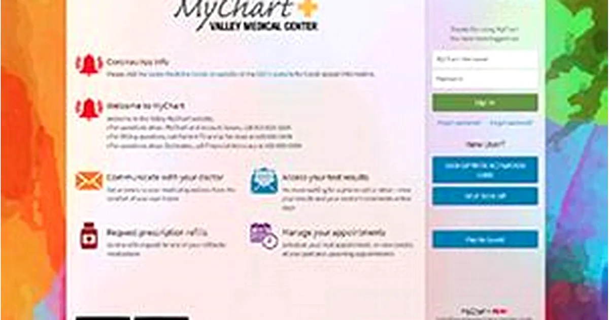 mychart valley medical